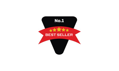 Best seller badge design vector