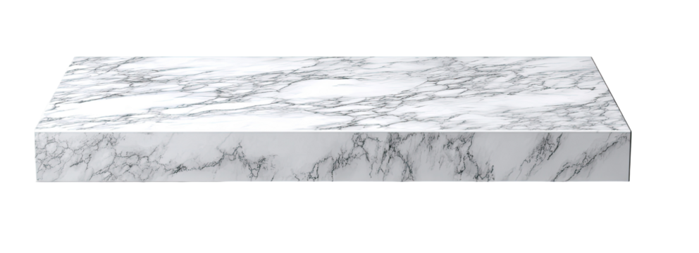 Rectangular slab of white marble (1)