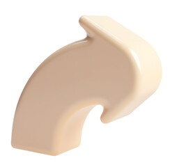 Beige cream cosmetic swatch dollop with luxurious smooth texture