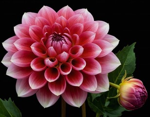 dahlia flower macro