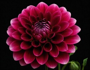 dahlia flower macro