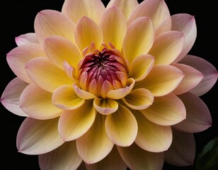 dahlia flower macro
