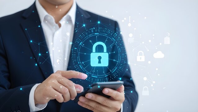 Cybersecurity Data Protection Concept