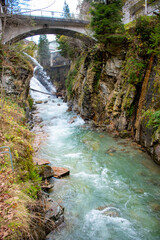 Gasteiner Ache River in Bad Gastein - Austria