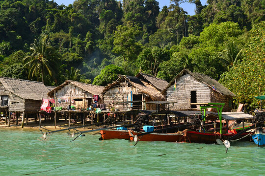 Moken Village on Surin Islands, Phang Nga, Thailand