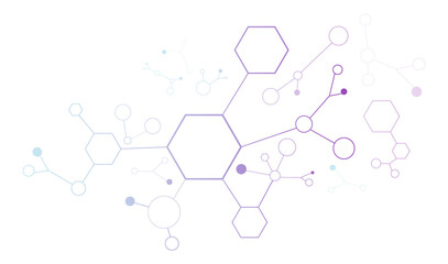 Chemical formula. Molecular pattern isolated.
