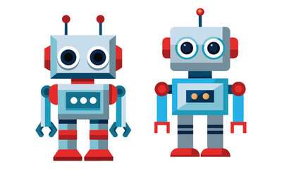 Creative Robot Illustrations for Kids and Designers