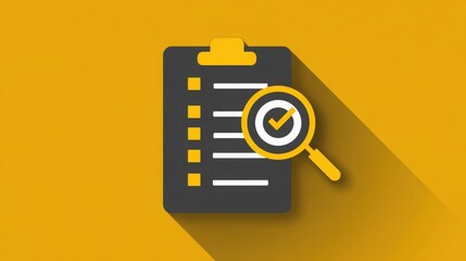 Checklist with magnifying glass representing task-to-goal converter concept and financial planning tools