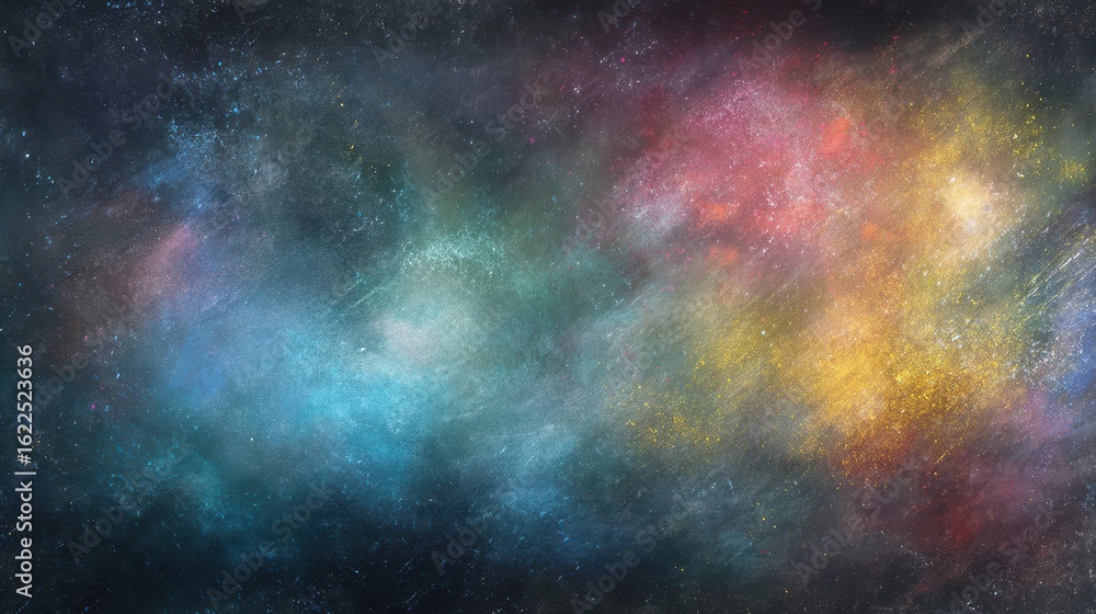 Poster abstract soft light background with colorful chalklike texture