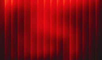 Papier peint photo Vagues fractales Futuristic fractal glass texture with waves in vibrant colors. Dynamic background for projects and website. Gradient wallpaper in dark red intense tone.  © Elena Uve