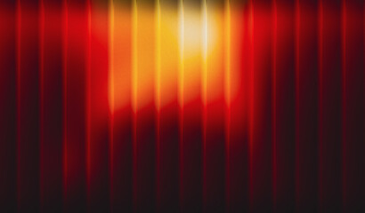 Futuristic fractal glass texture with waves in vibrant colors. Dynamic background for projects and website. Gradient wallpaper in dark tones with warm fire distortion.