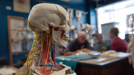 Detailed Anatomical Model in Medical Classroom Setting for Education