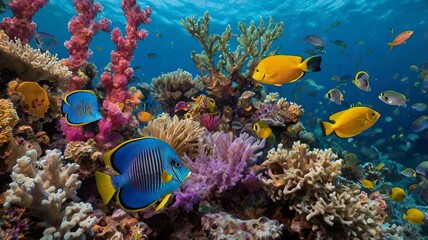 Colorful Marine Life and Lush Coral in Ocean Depths - 3