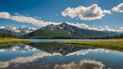 Serene Summer Landscape with Mirror-Like Water - 4