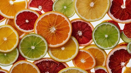 Fototapeta premium Vibrant Fruit Medley for Fresh, Clean Visuals - 2