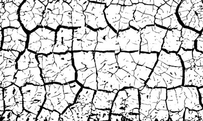 black and white image of cracked surface with angular shapes and intersecting lines creativity and graphic design.