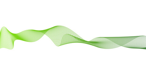 Modern abstract green wave liquid lines background.dots on a whit clean and fresh background,Frequency sound wave lines and technology curve lines,green wave lines frame,