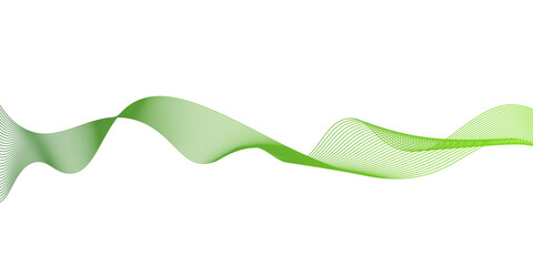 Modern abstract green wave liquid lines background.dots on a whit clean and fresh background,Frequency sound wave lines and technology curve lines,green wave lines frame,