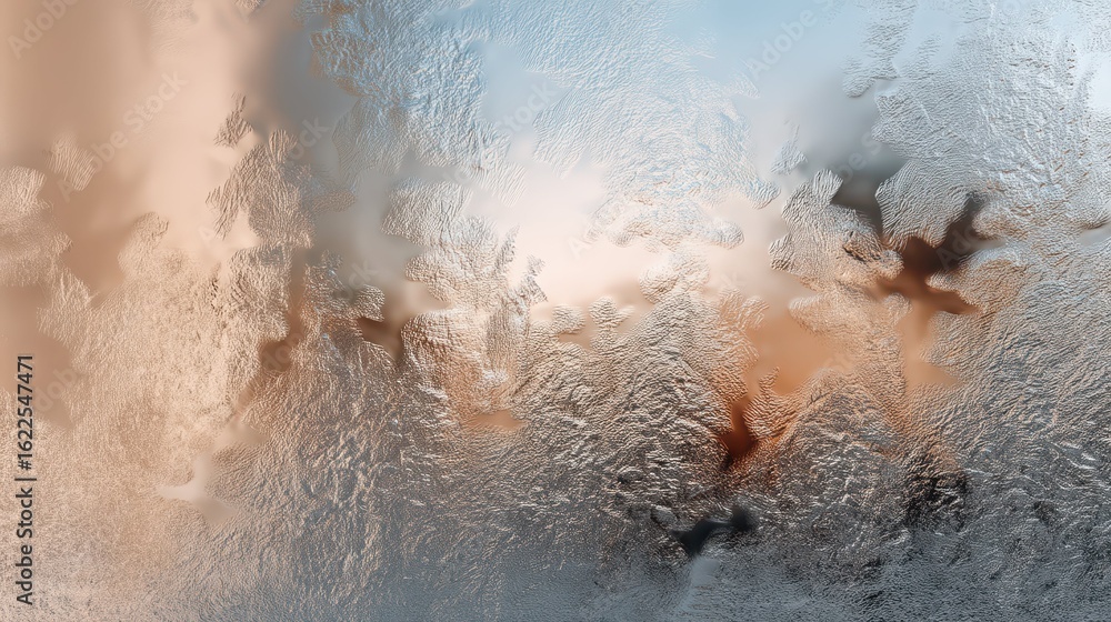 Poster frosted glass background with soft light and abstract texture effects