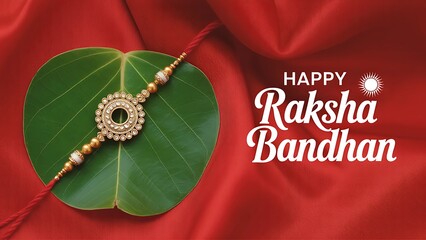 Celebrate Raksha Bandhan with this dazzling Rakhi design, perfect for festive greetings and promotional materials, adding a touch of tradition and elegance today
