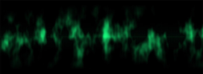 Abstract vector green vanishing texture. The concept of data movement by binary code. Halftone with noise effect and dots. Matrix background on screen. Futuristic pattern.