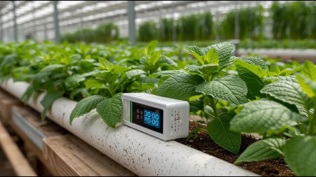 Environmental Monitoring Device in a Hydroponic Greenhouse for Smart Agriculture