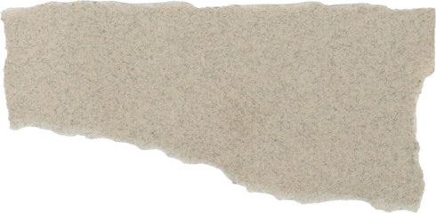 Textured beige paper sheet isolated on white background for crafting, scrapbooking, and artistic projects