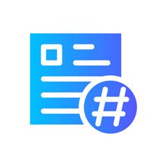 post gradient icon