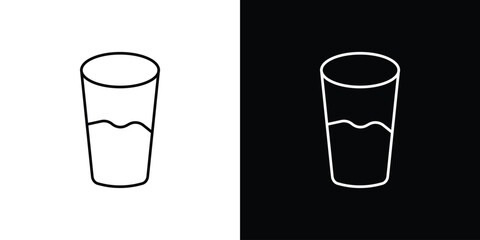 Half Glass icons pack suitable for web and infographics