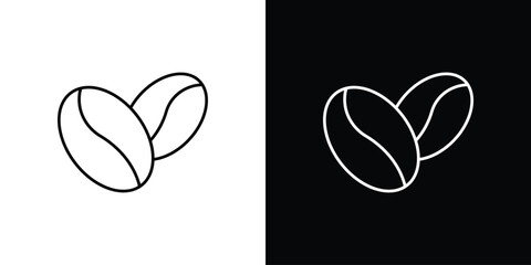 Coffee beans icons pack suitable for web and infographics