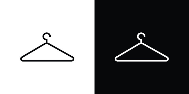 Clothes hanger icons pack suitable for web and infographics