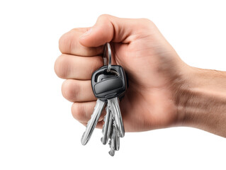 A close-up captures a hand confidently holding a set of keys, signifying new opportunities, ownership, and freedom.