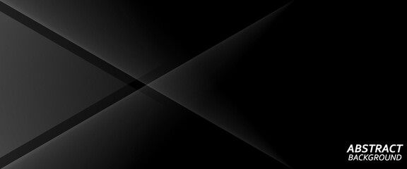 Modern Black Abstract Background with Diagonal Gradient Lines