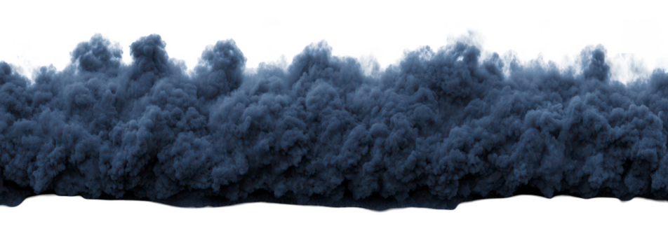 Dense, dark smoke cloud fills the frame - Powered by Adobe