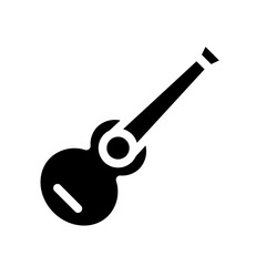 guitar glyph icon