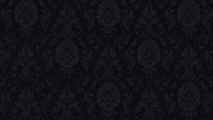 Endless Gothic Damask design wall covering