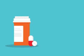 Prescription medicine bottle	
