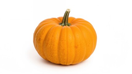 Obraz premium Isolated Pumpkin Segment Against a White Backdrop