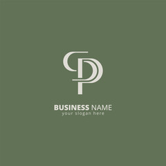 Modern Letter SP, PS Logo Design with Modern Minimal Style.
