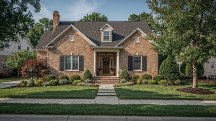 Image of an architectural plan for multiple countryside village dwellings