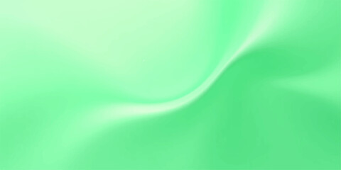 Abstract green silk wave background with smooth flowing fabric texture and soft light design wallpaper