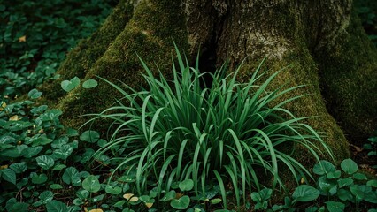 Obraz premium Shots in the dark green