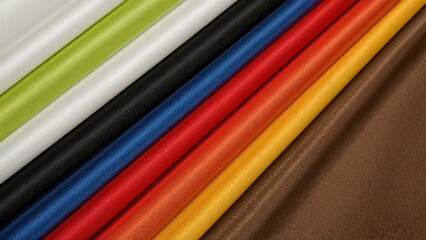 Silk cloth background in multiple shades