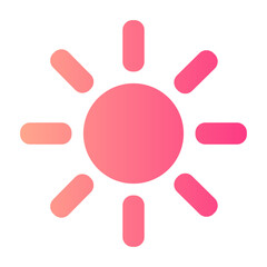 brightness gradient icon