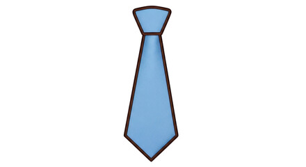 Isolated Blue Necktie