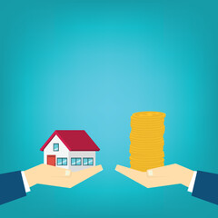 Buy or rent house	