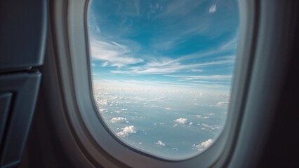 The aircraft seat beside the window