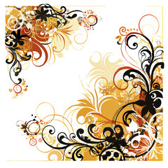 Abstract Elegant Floral Designs 