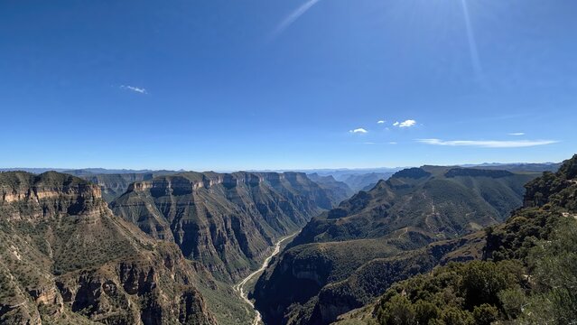 The Vast Canyon with Steep Cliffs