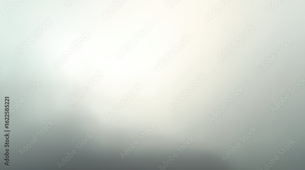 Poster soft white fog background with gentle light and smooth gradients